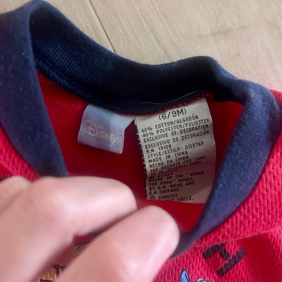 Vintage Y2K Winnie the Pooh T-shirt size 6/9 months - Picture 3 of 3